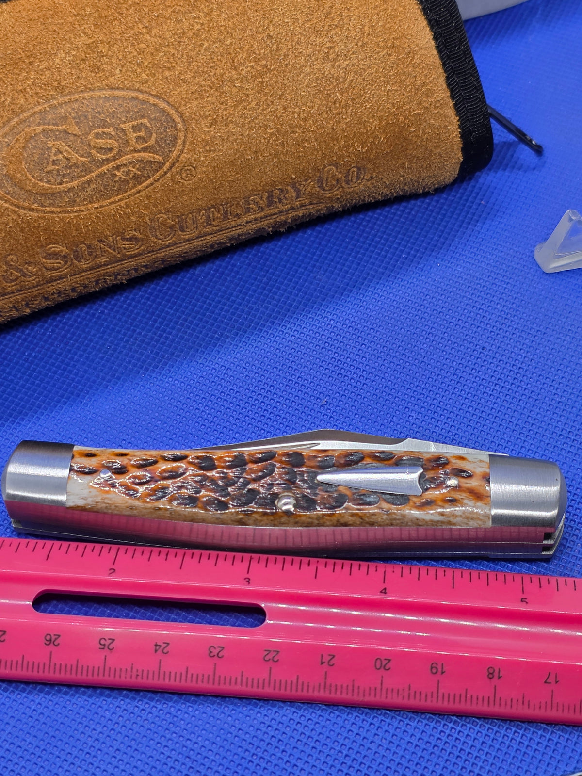 2018 Case XX Tony Bose Premium Stockman Brown Bone 154CM - 07429