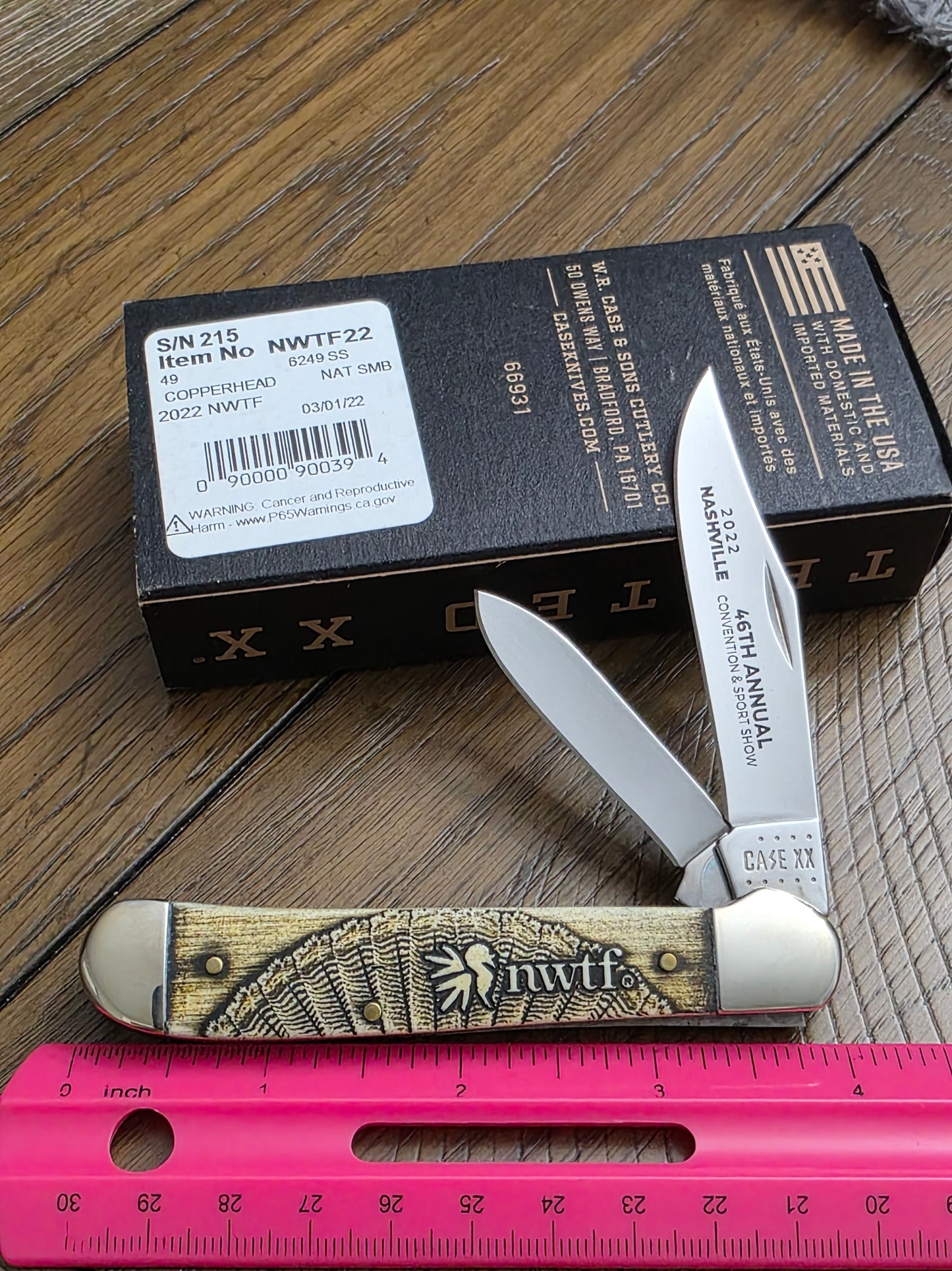 2022 Case XX NWTF 22 Copperhead SN215 NIB