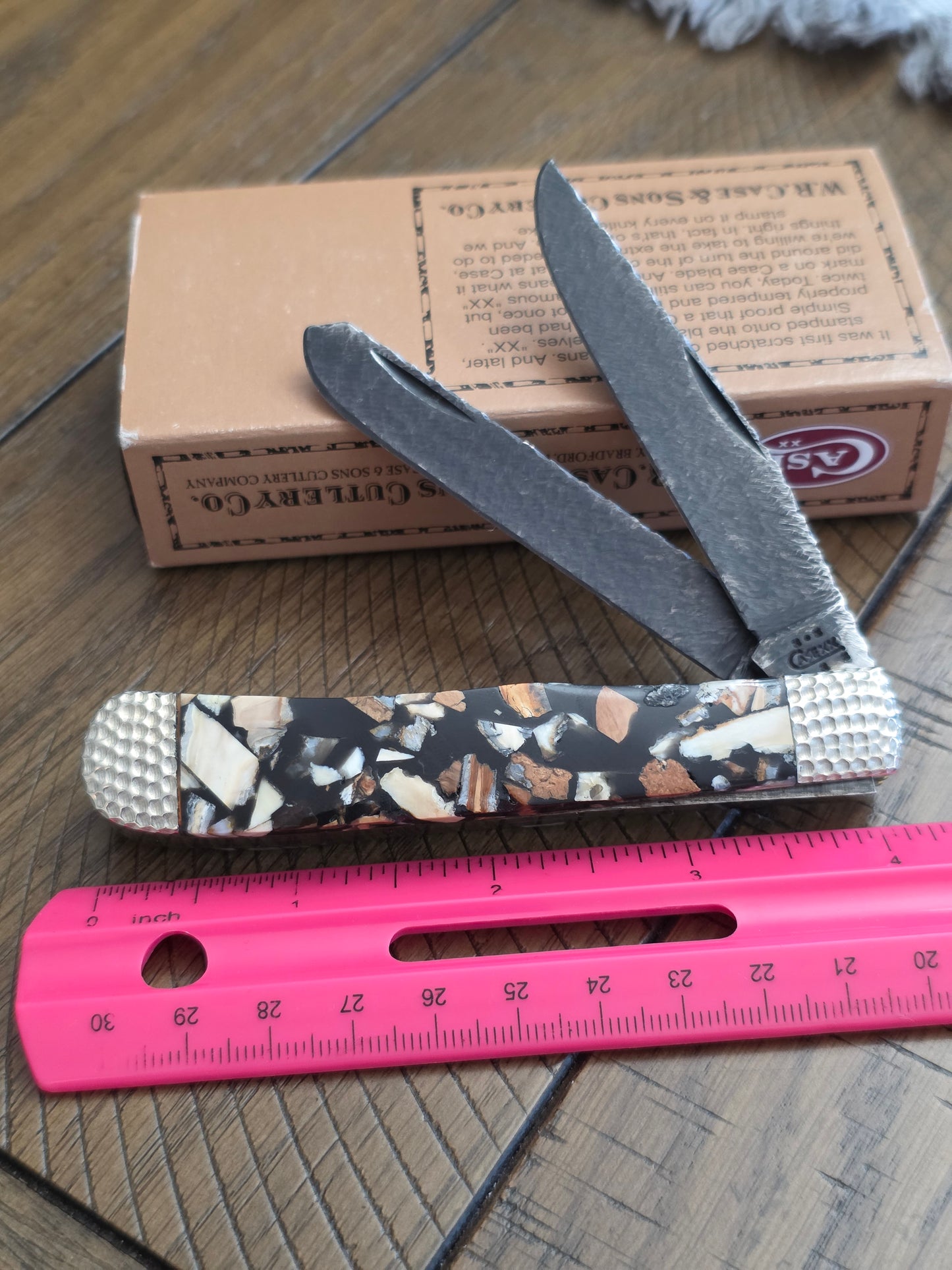 2003 Case XX Custom Trapper with Native Steel by David Yellowhorse