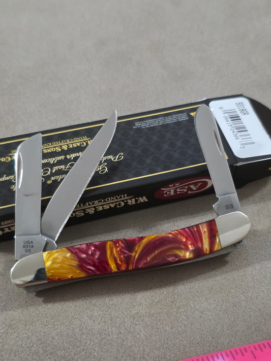 2025 Case XX Golden Ruby Corelon Handle Stockman NIB 9318GR