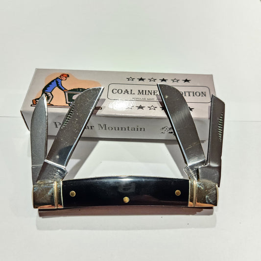 Popular Mountain 4 Blade Congress Black Handles 7011064