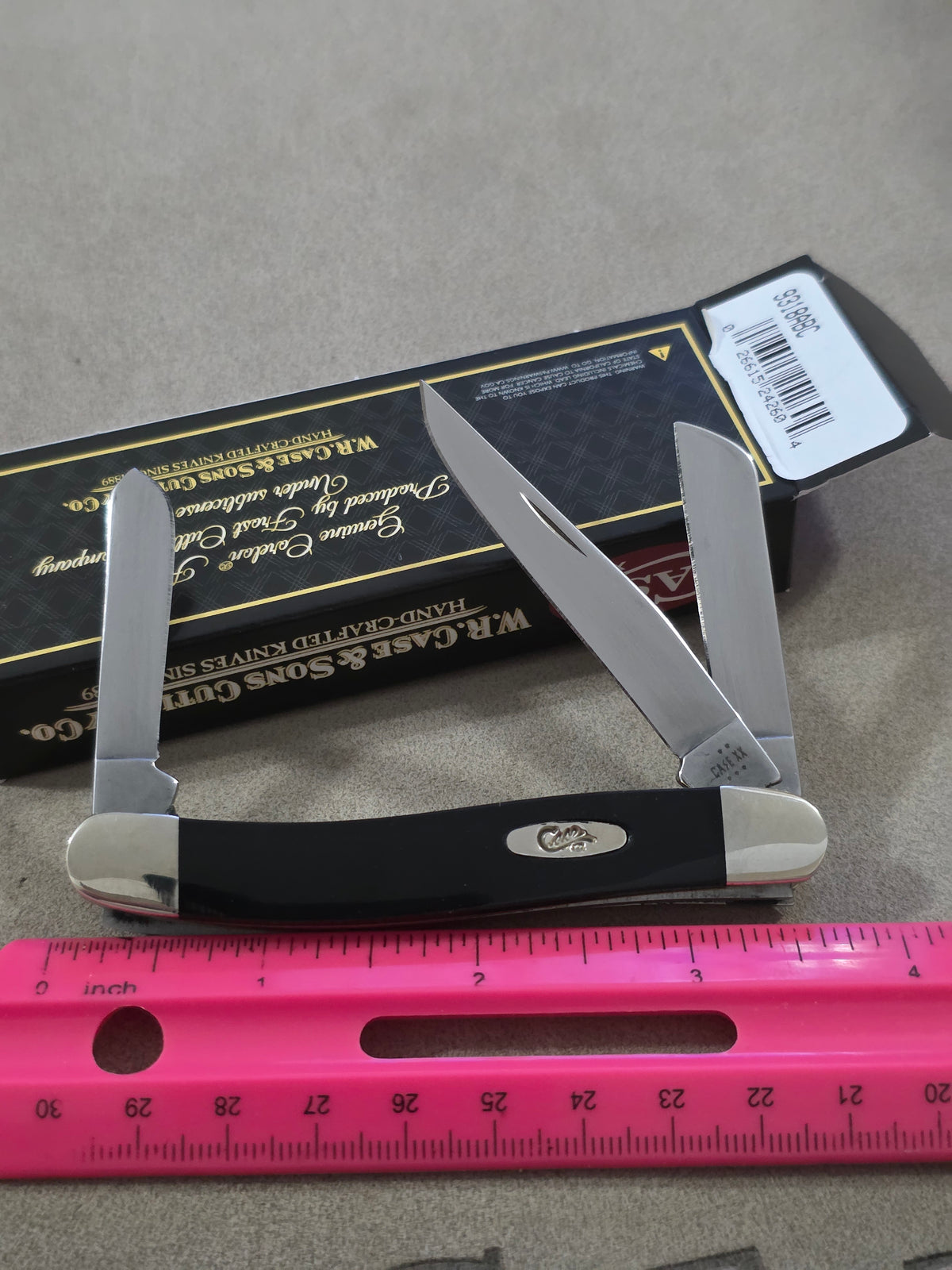 2025 Case XX American Black Coal Corelon Handle Stockman NIB 9318ABC