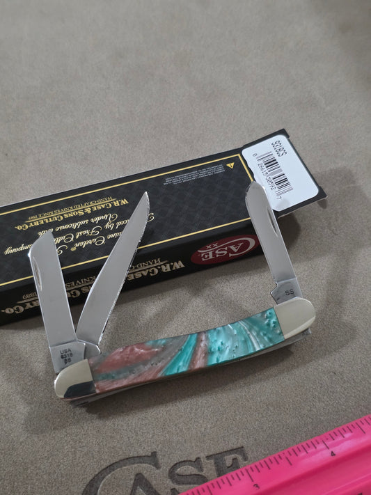 2025 Case XX Coral Sea Corelon Handle Stockman NIB 9318CS