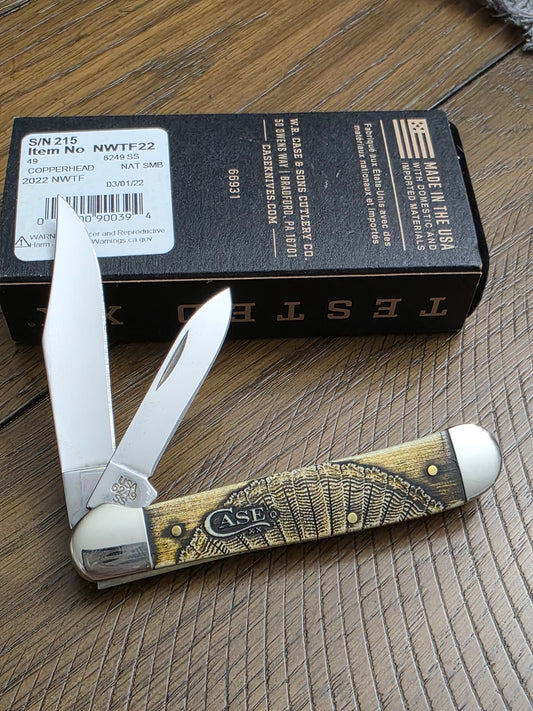 2022 Case XX NWTF 22 Copperhead SN215 NIB