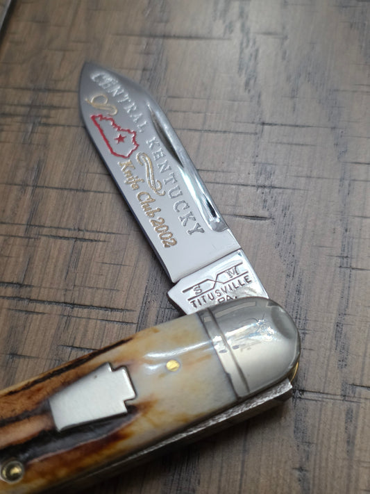 2002 Schatt & Morgan by Queen Cattle Knife Central Kentucky Knife Club #14