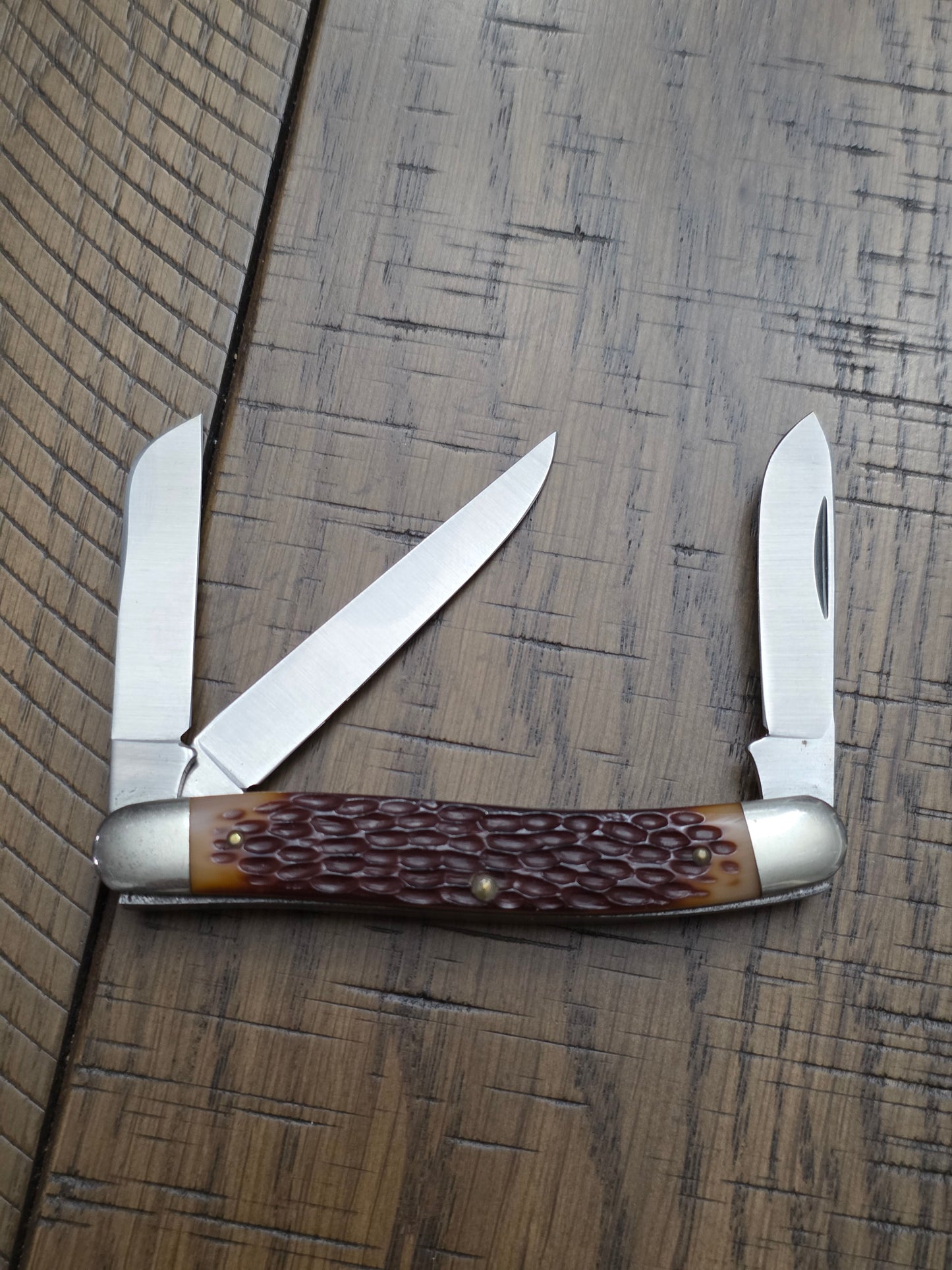 Schrade USA 825 Jig Delein Stockman Stainless No Box