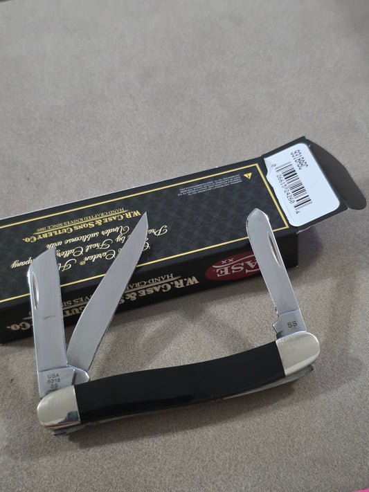 2025 Case XX American Black Coal Corelon Handle Stockman NIB 9318ABC