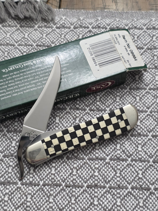 2007 Case XX Checker Flag Russlock NIB 08664