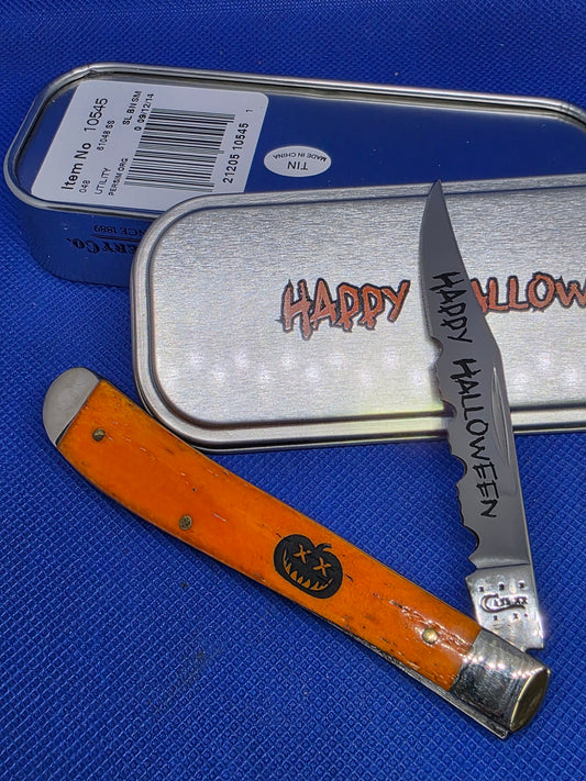 2014 Case XX Happy Halloween Slimline Trapper 61048 NIB 10545