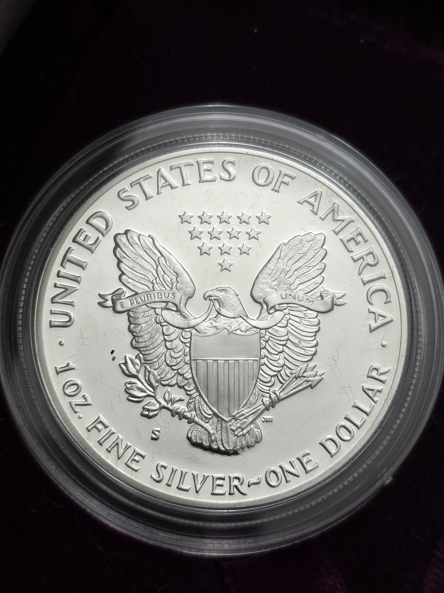 1990 SAE Proof Silver American Eagle $1 New in box m