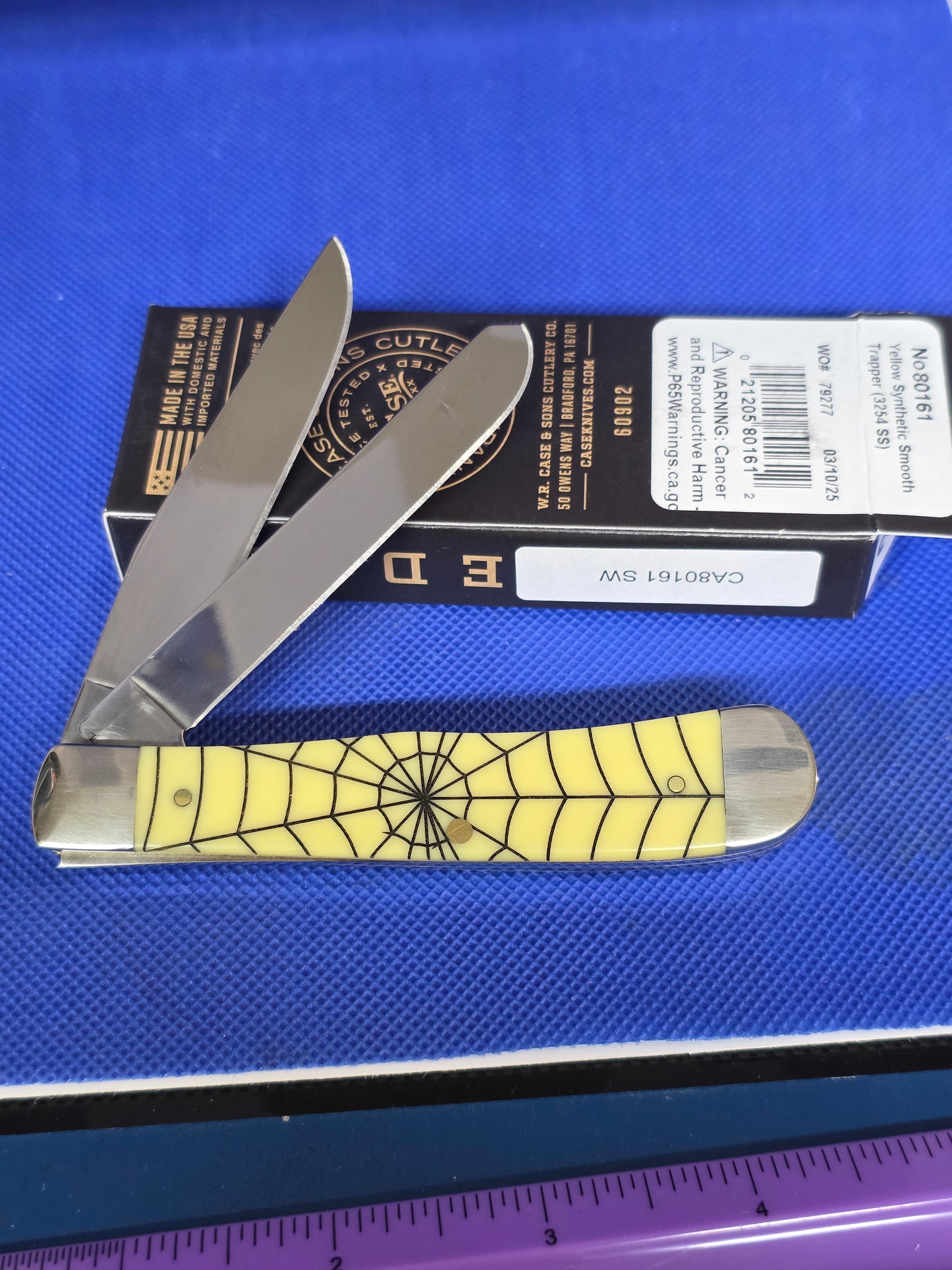 2025 Case XX Yellow Trapper Spider Web 80161 SW SFO