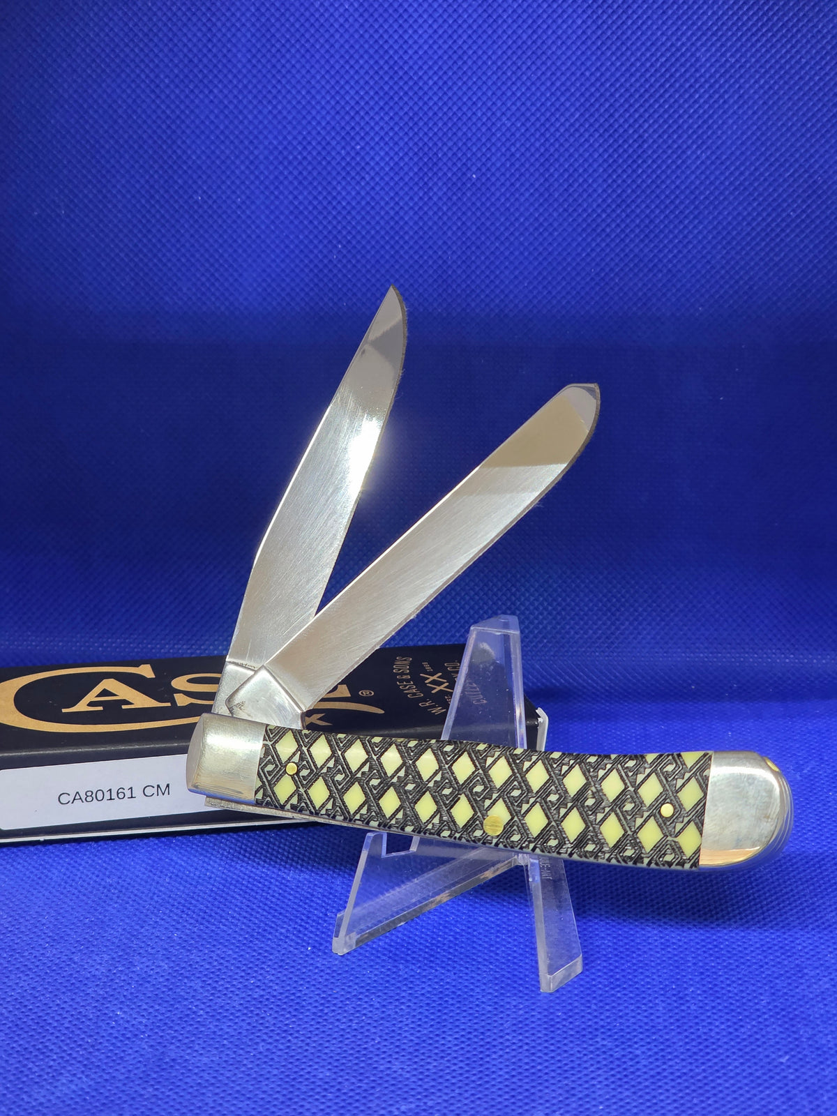 2025 Case XX Yellow Trapper with Celtic Maze 80161 CM SFO