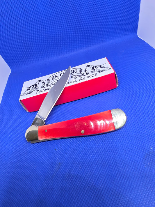 US Classic Copperhead - Smooth Red Bone - Engraved Make Jesus First Again 70RBN-1-J1