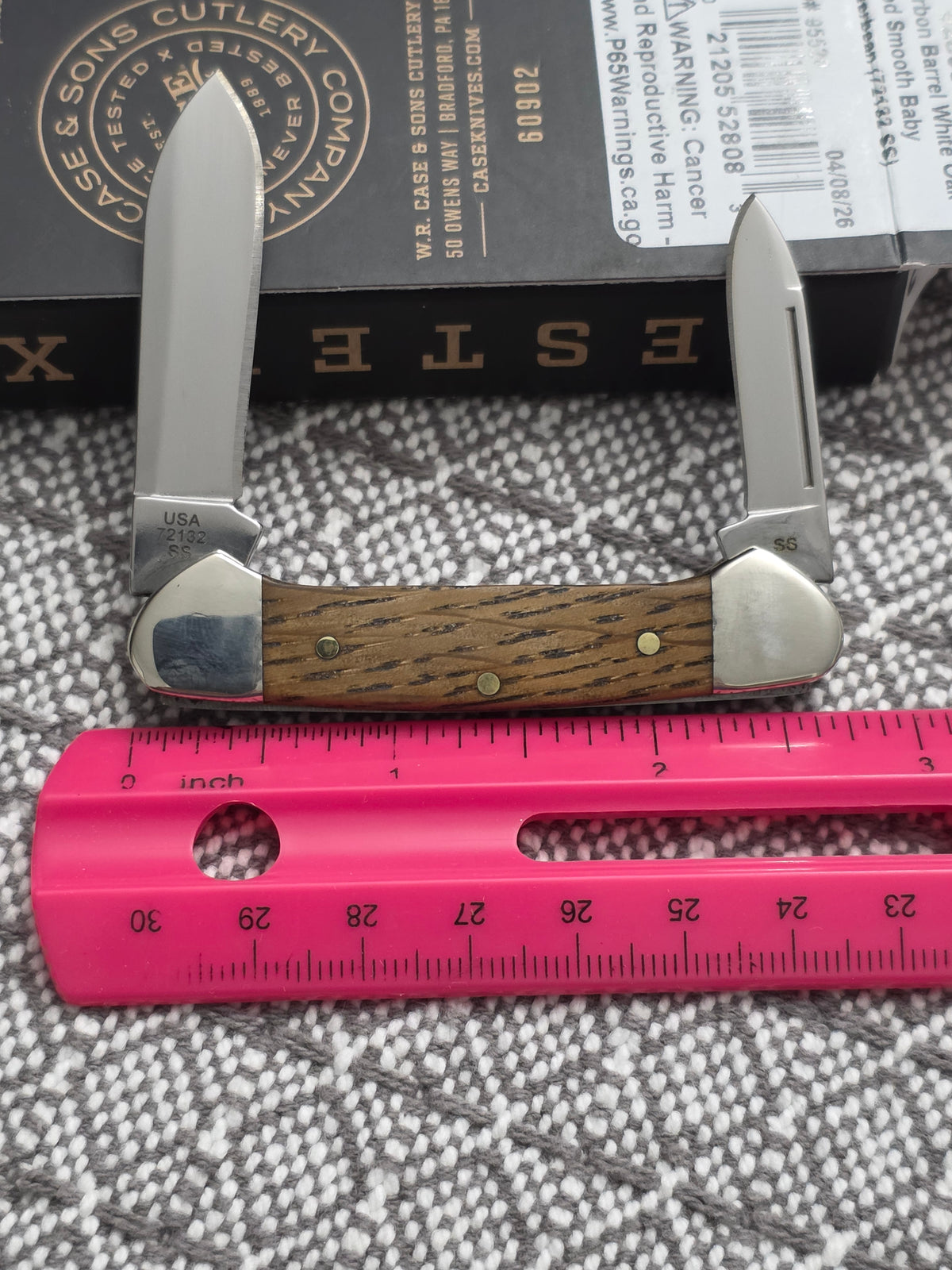 2026 Case XX Bourbon Barrel Wood Handle Baby Butterbean Exclusive 52808