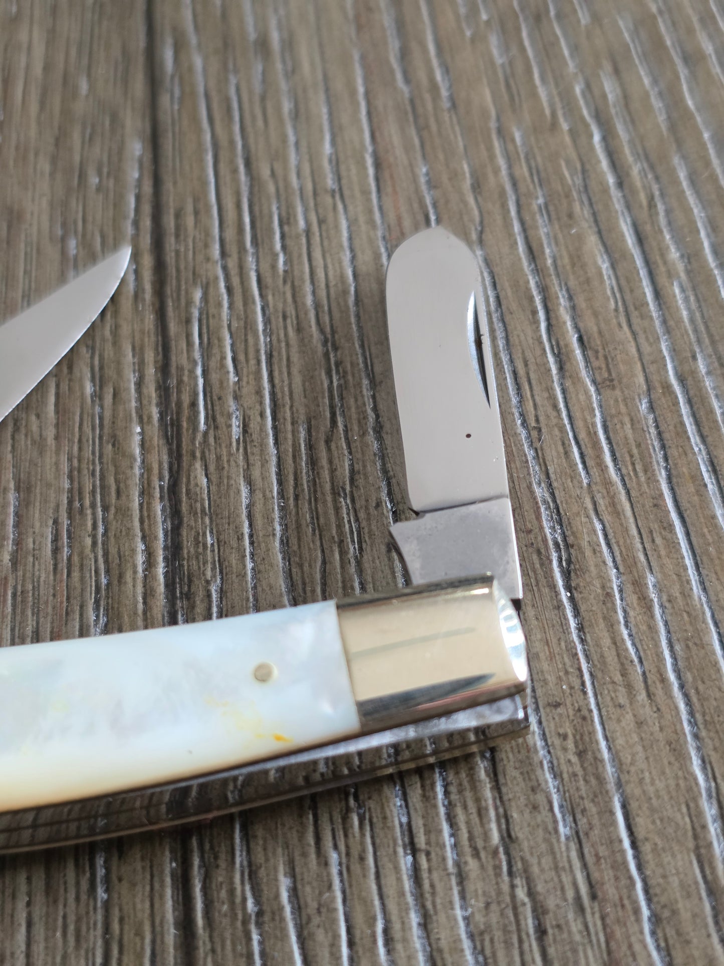 1980 Fight'n Rooster Mother Of Pearl Stockman #5 of 100