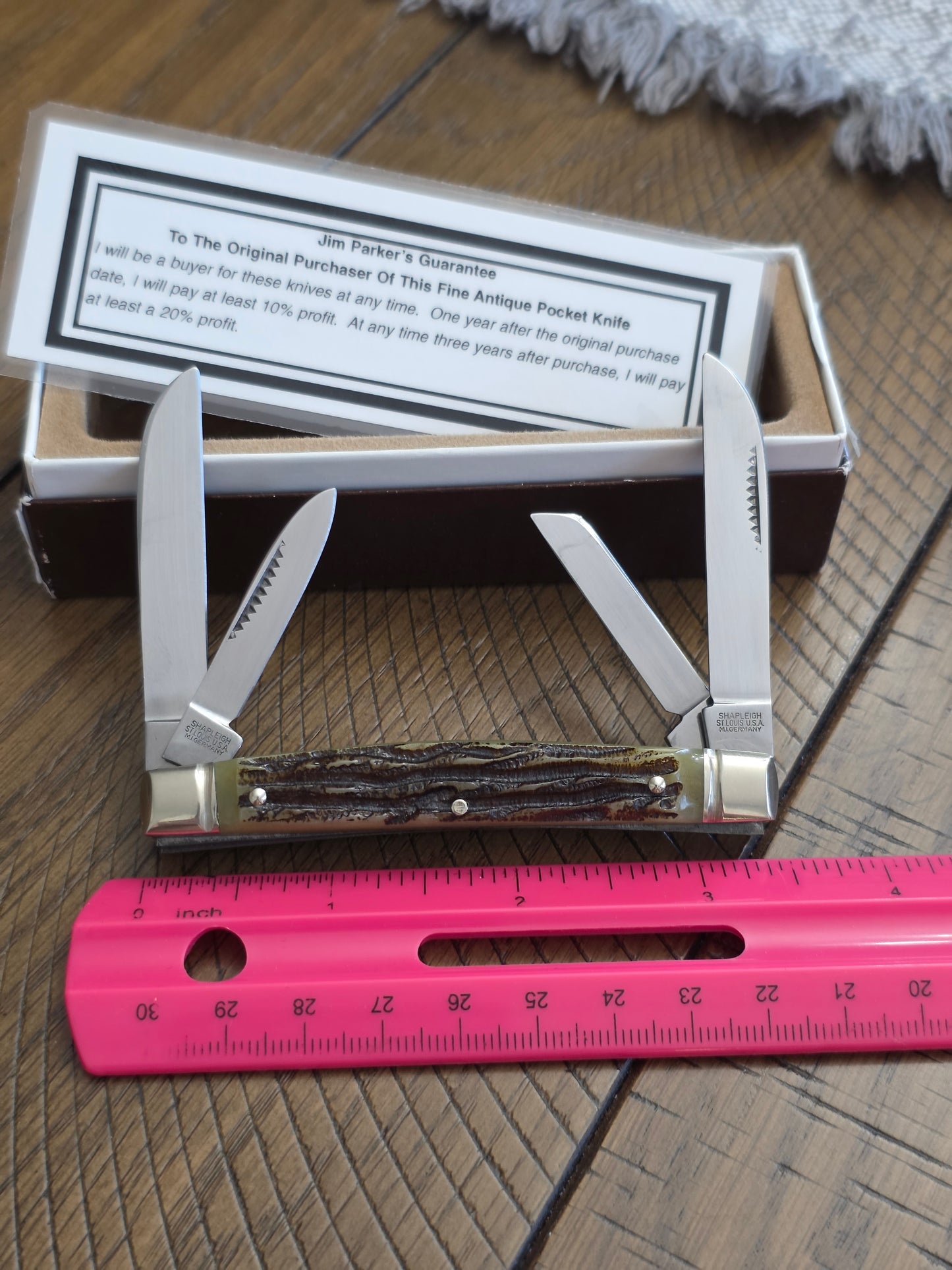Shapleigh Bone Stag Congress 4 Blade Germany