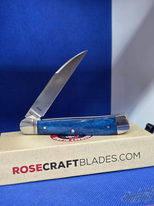 RoseCraft Snake Creek Copperhead Vintage Blue Bone - RCT035-VBB