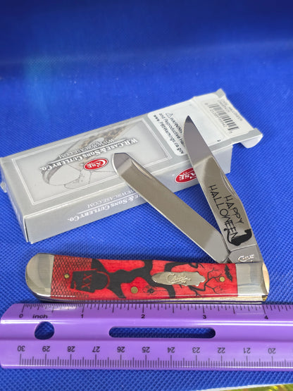2019 Case XX Smooth Red Bone Halloween Trapper 60541H