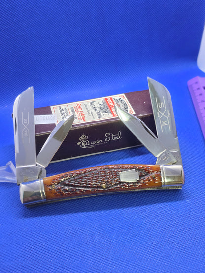 Queen Steel Schatt & Morgan Amber Worm Groove Bone Congress 044331 S-8
