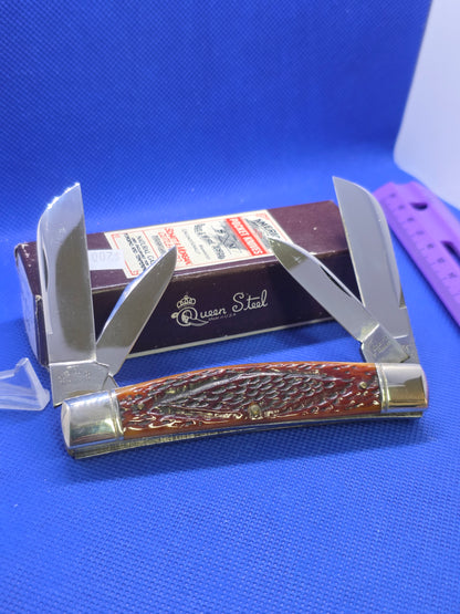 Queen Steel Schatt & Morgan Amber Worm Groove Bone Congress 044331 S-8