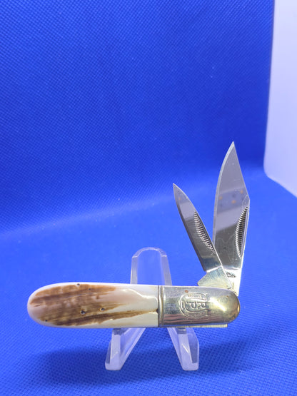 Rough Ryder - Bark Pearl Barlow Knife - Rare Find