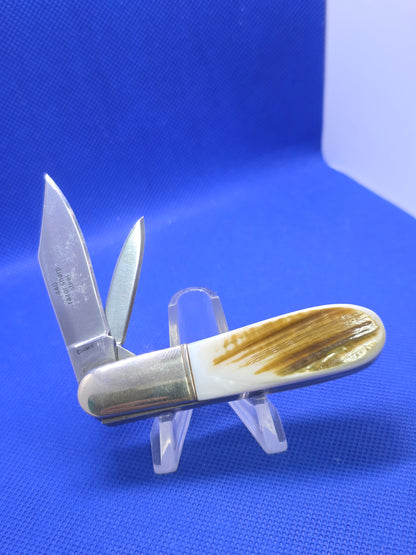 Rough Ryder - Bark Pearl Barlow Knife - Rare Find