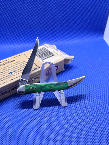 1997 Case XX Tony Toothpick Smooth Green Bone 02218