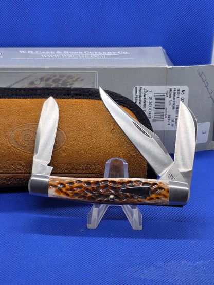 2018 Case XX Tony Bose Premium Stockman Brown Bone 154CM - 07429