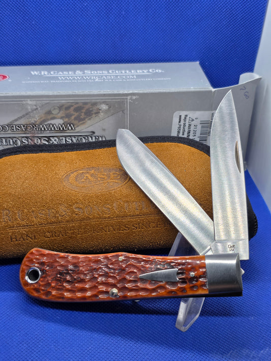 2019 Case XX Tony Bose Standard Bullnose Trapper Chestnut Bone 10363