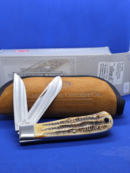 2019 Case XX Tony Bose Standard Bullnose Trapper Bone Stag 10364