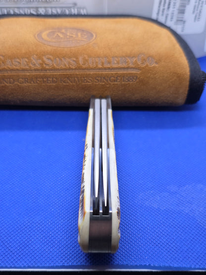 2019 Case XX Tony Bose Standard Bullnose Trapper Bone Stag 10364