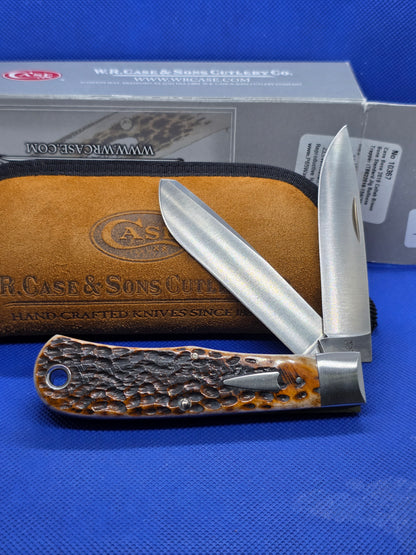 2019 Case XX Tony Bose Standard Bullnose Trapper Brown Bone 10365