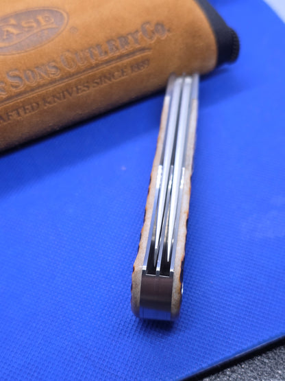 2019 Case XX Tony Bose Standard Bullnose Trapper Brown Bone 10365