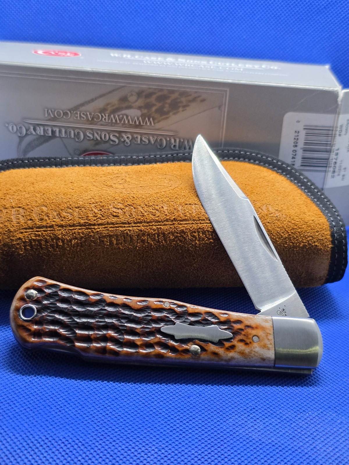 2016 Case XX Tony Bose Wilfred Lockback Hunter Brown 07415