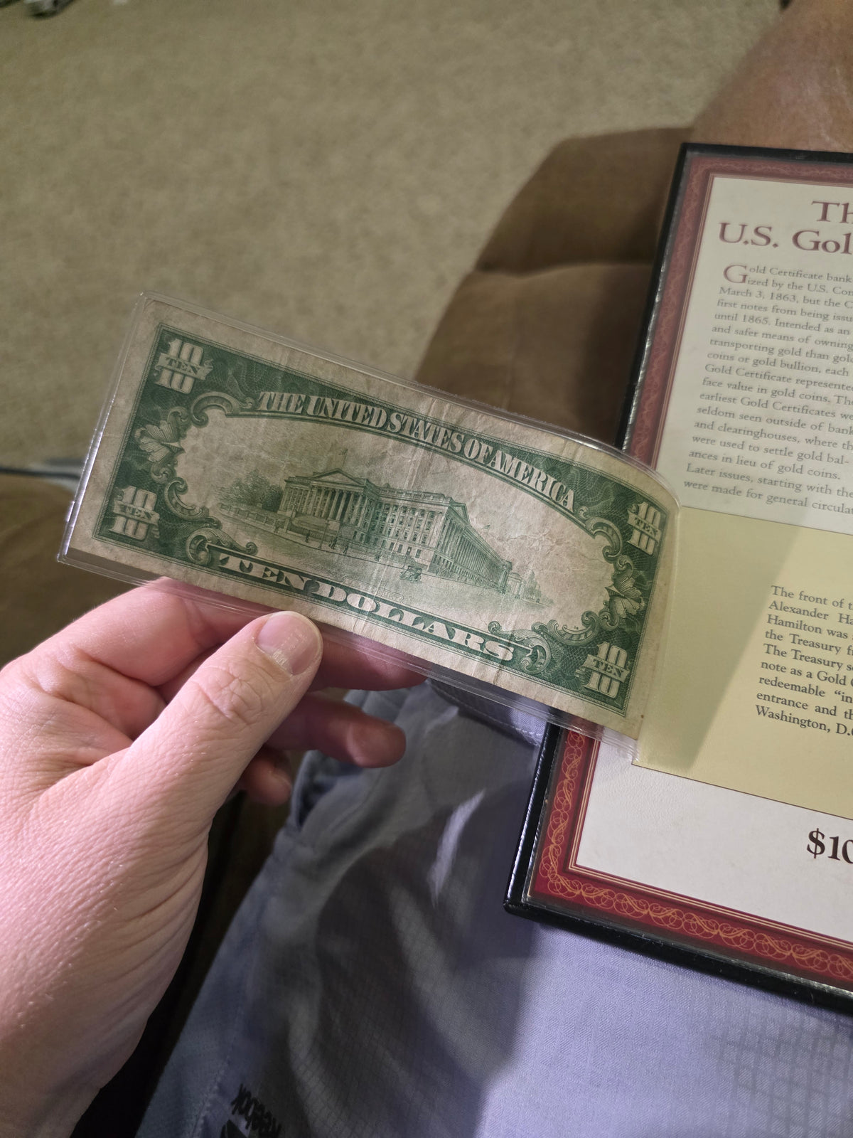 1928 $10 & $20 Gold Certificate Set in VG condition
