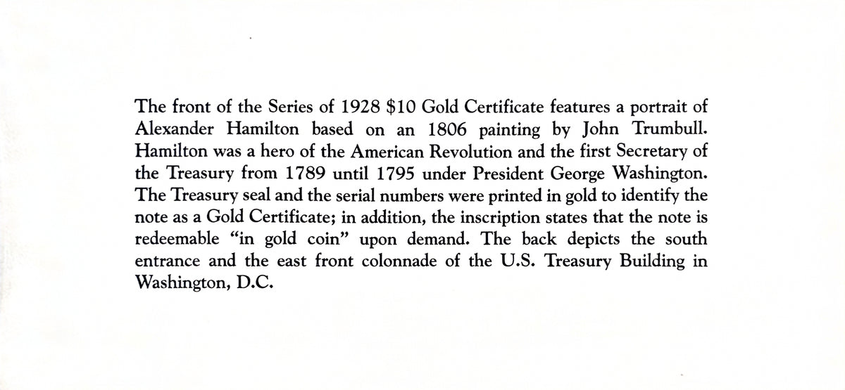 1928 $10 & $20 Gold Certificate Set in VG condition