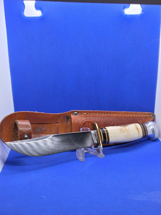 Marbles Gladstone Michigan Stag Fixed Blade Hunting Knife with Sheath
