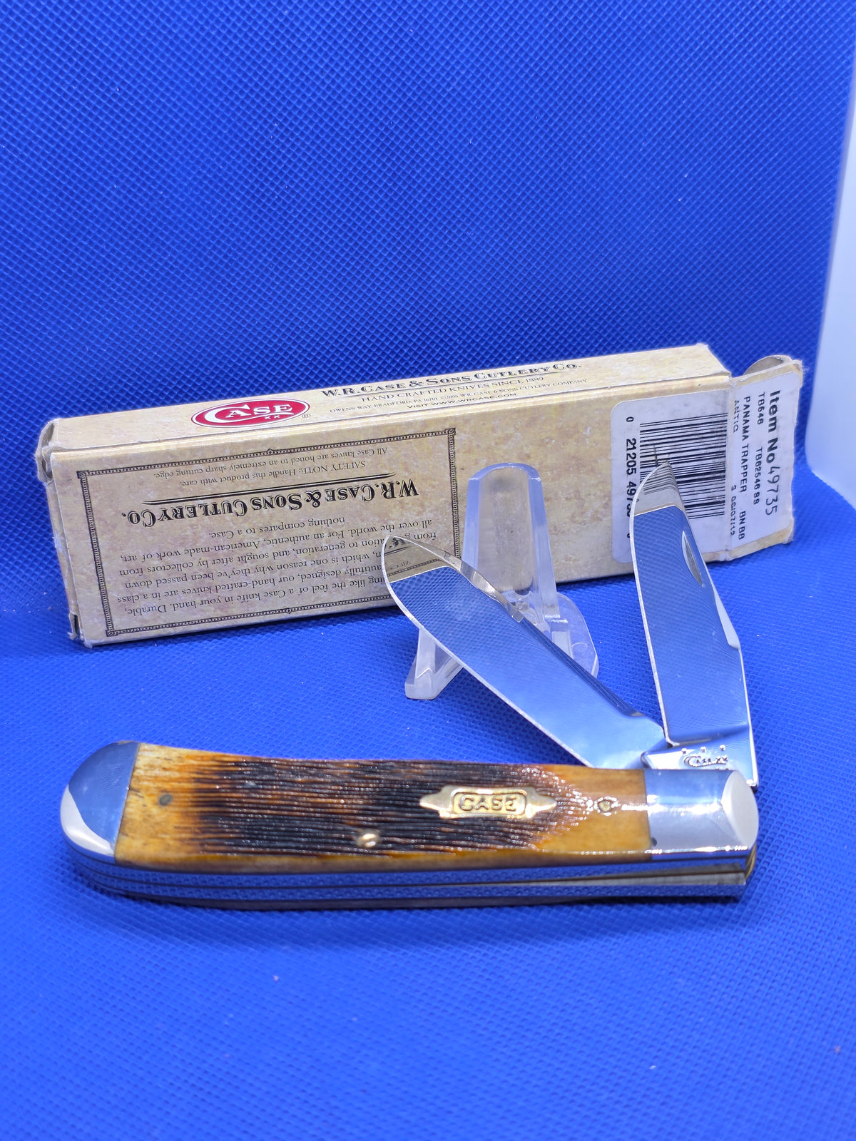 2012 Case XX Antique Bone Panama Trapper Barnboard Jigged 49735