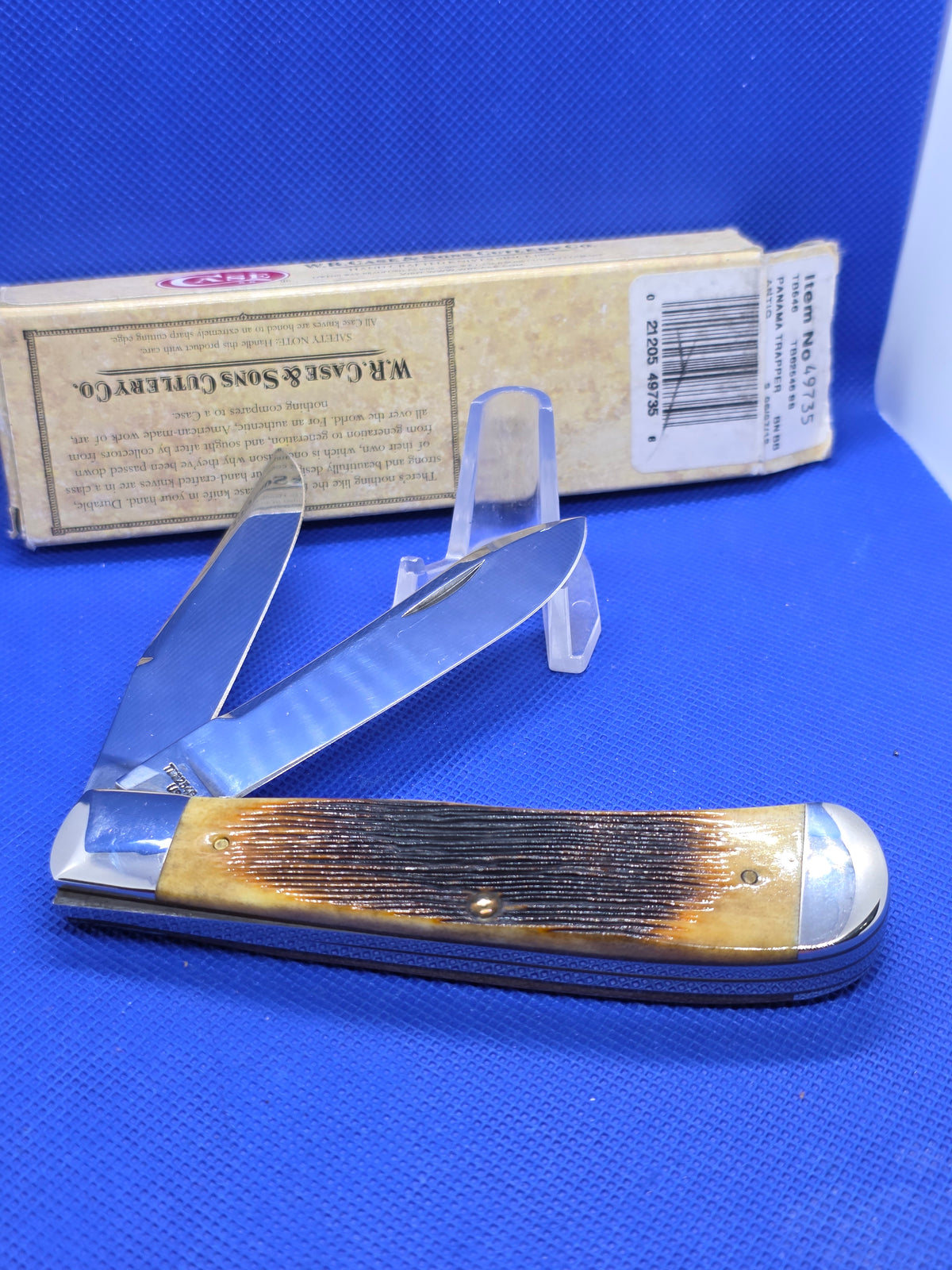 2012 Case XX Antique Bone Panama Trapper Barnboard Jigged 49735