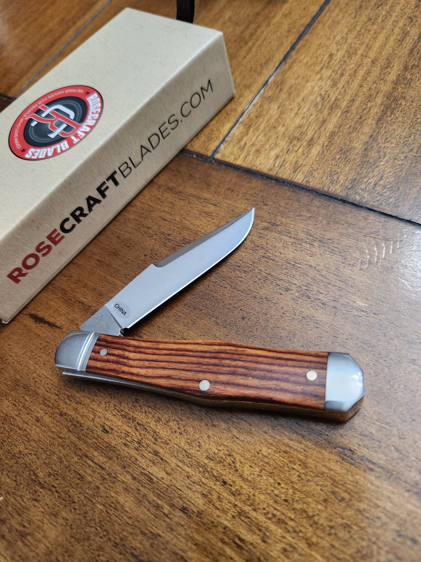 RoseCraft - Red Sandalwood - Cane Creek Jack - RCT013-RS +-3.5" Closed
