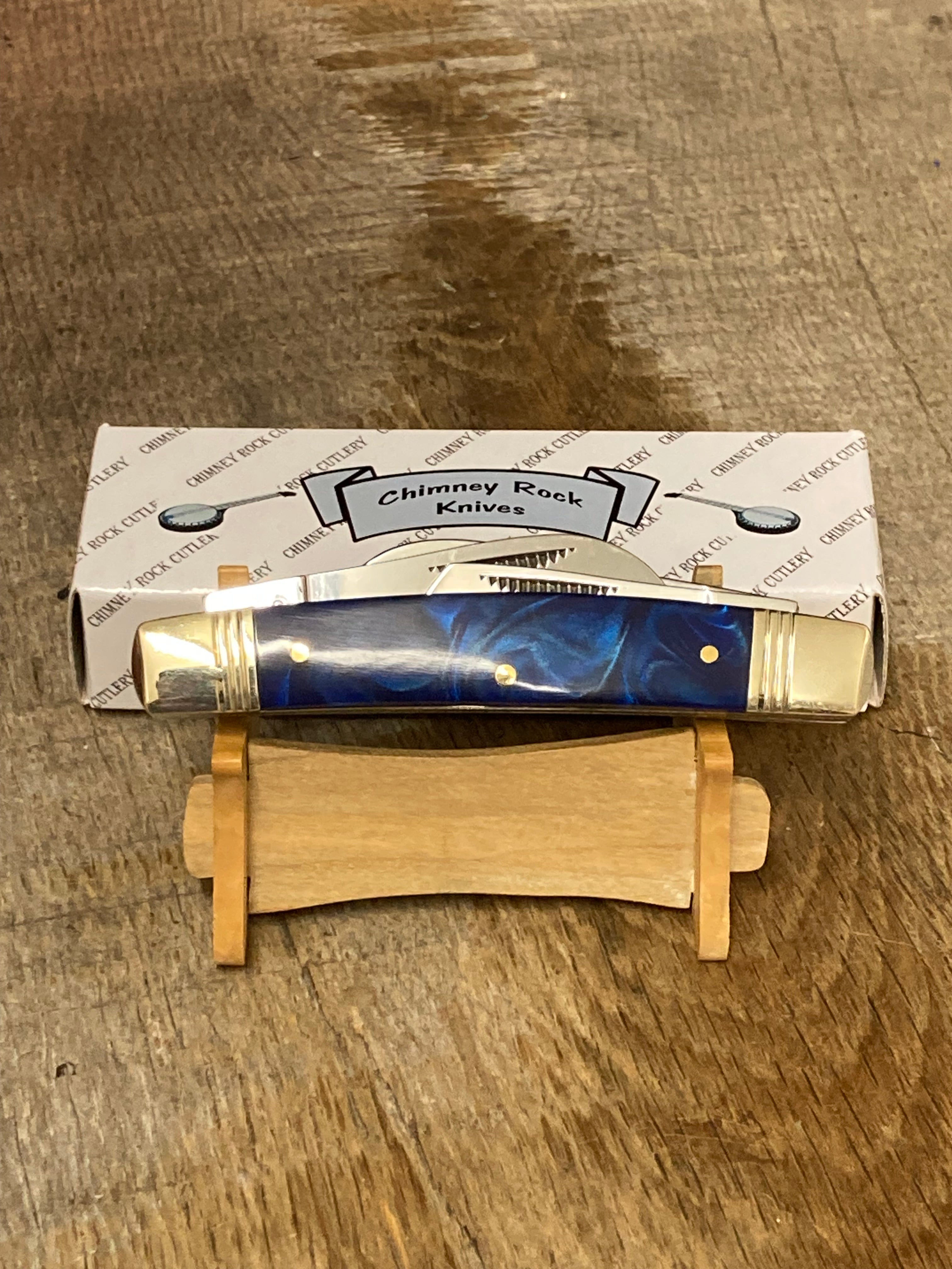 Chimney Rock Cutlery 4 Blade Congress Blue Pearl – KY KNIVES