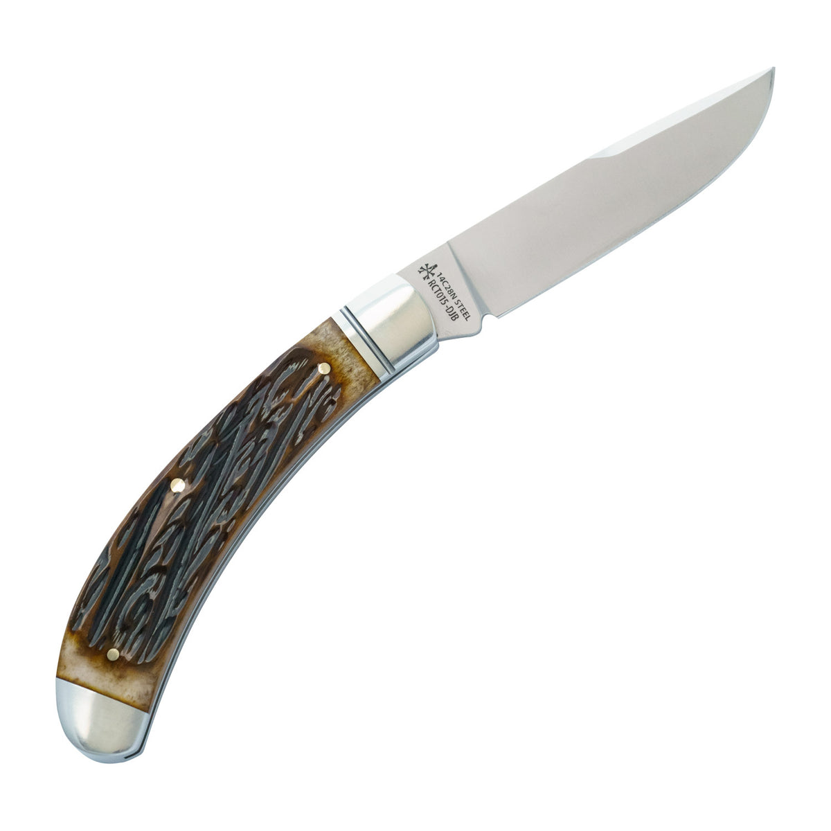 RoseCraft Obed Creek Bow Trapper Dapper Jigged Bone  RCT015-DJB