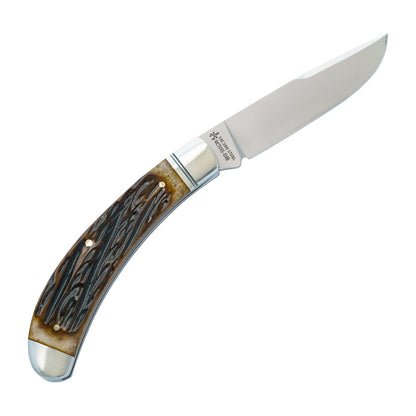 RoseCraft Obed Creek Bow Trapper Dapper Jigged Bone  RCT015-DJB