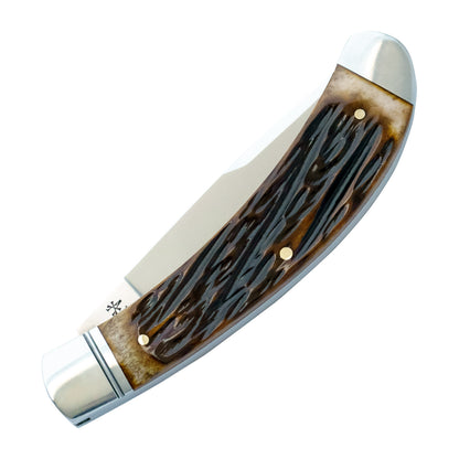 RoseCraft Obed Creek Bow Trapper Dapper Jigged Bone  RCT015-DJB