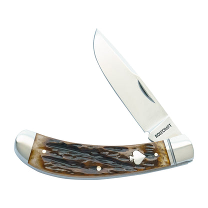 RoseCraft Obed Creek Bow Trapper Dapper Jigged Bone  RCT015-DJB