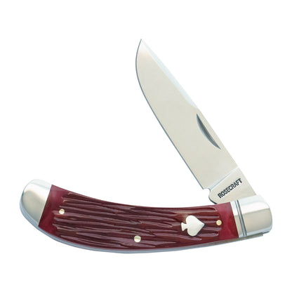 RoseCraft Obed Creek Bow Trapper Red Jigged Bone  RCT015-RJB