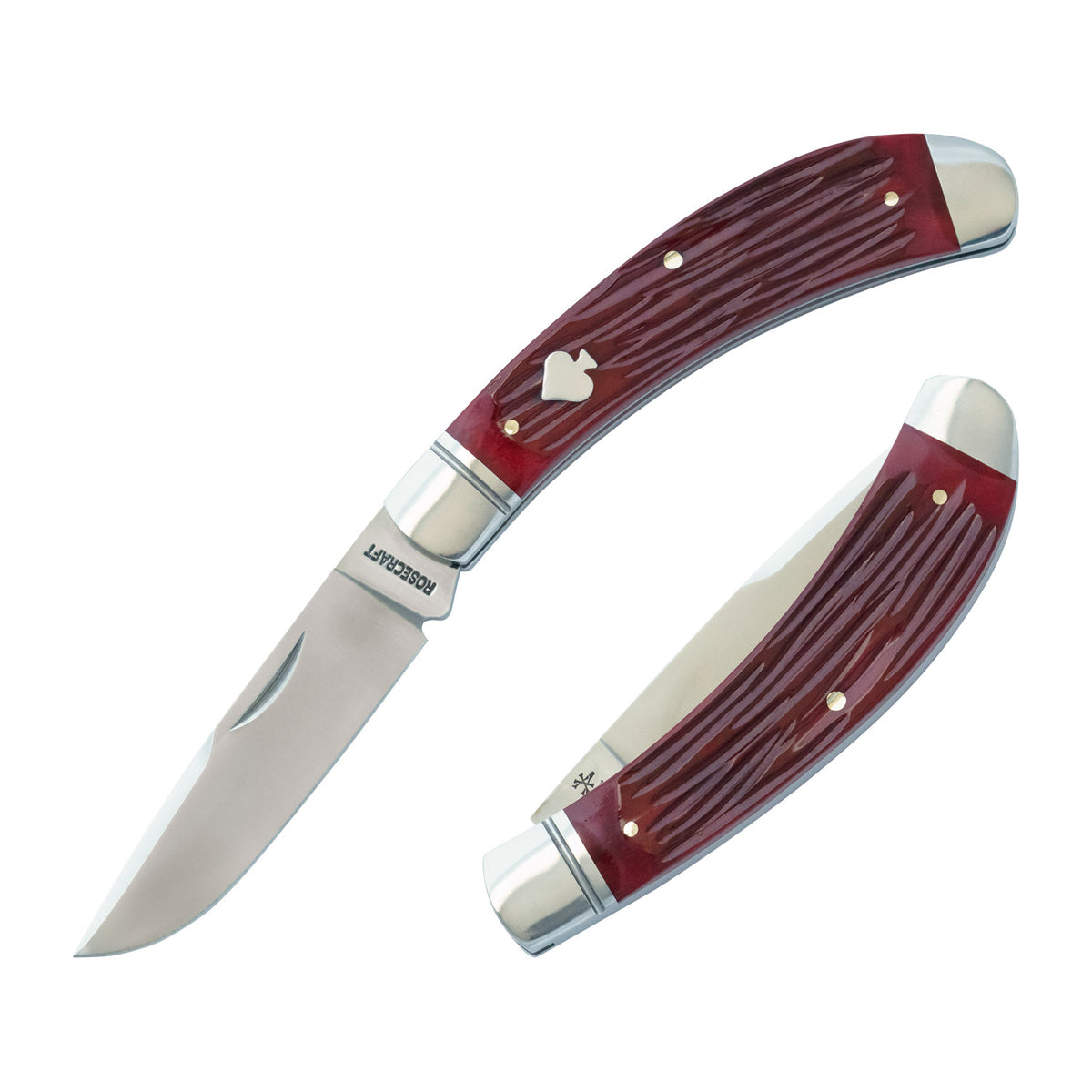 RoseCraft Obed Creek Bow Trapper Red Jigged Bone  RCT015-RJB