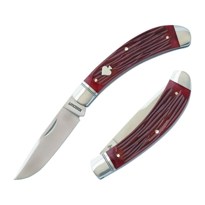 RoseCraft Obed Creek Bow Trapper Red Jigged Bone  RCT015-RJB