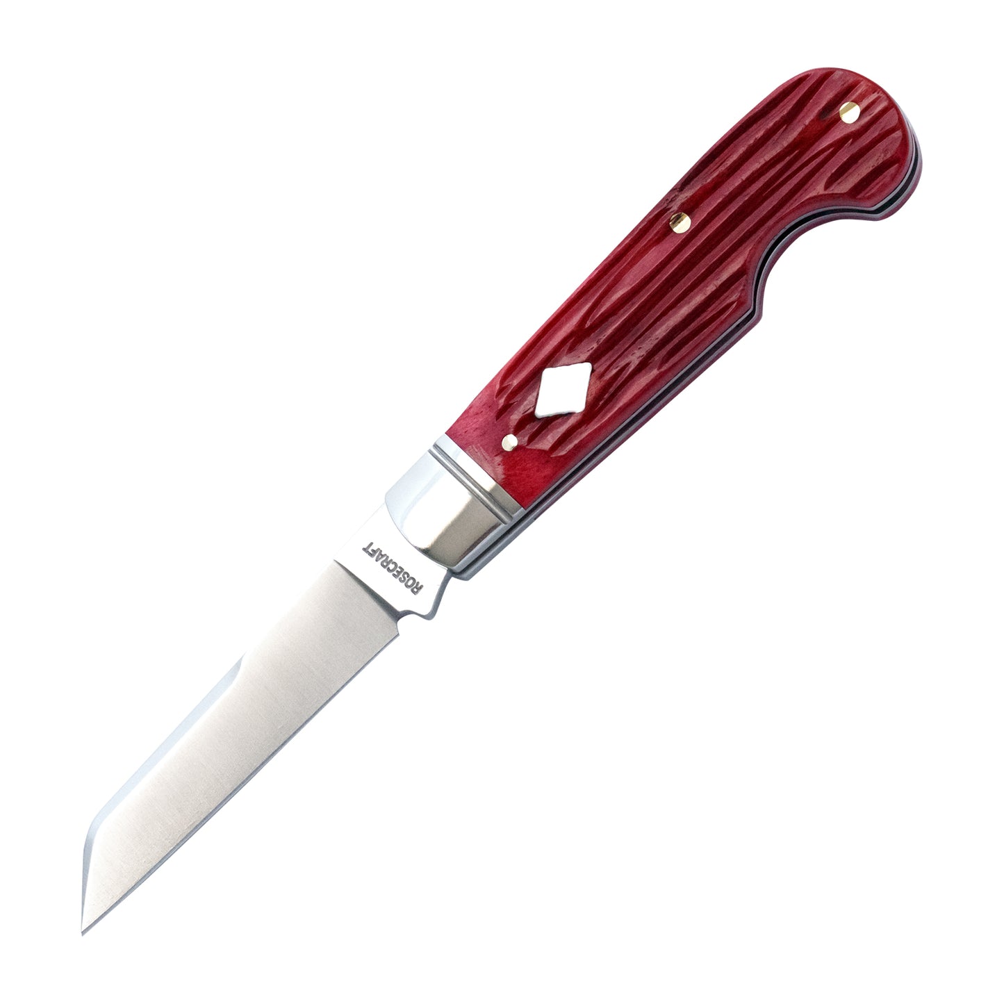 RoseCraft Elk River Easy Open Jack Red Jigged Bone  RCT027-RJB