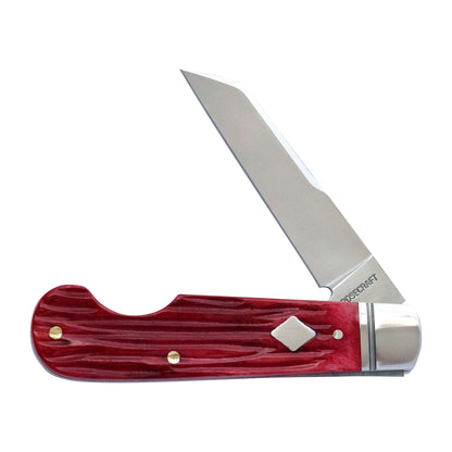 RoseCraft Elk River Easy Open Jack Red Jigged Bone  RCT027-RJB